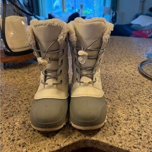 All in Motion Kids Boots - Gray and White